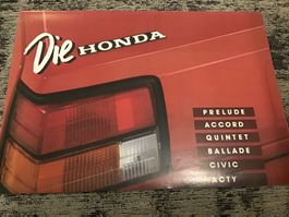 Honda Programm Verkaufsprospekt