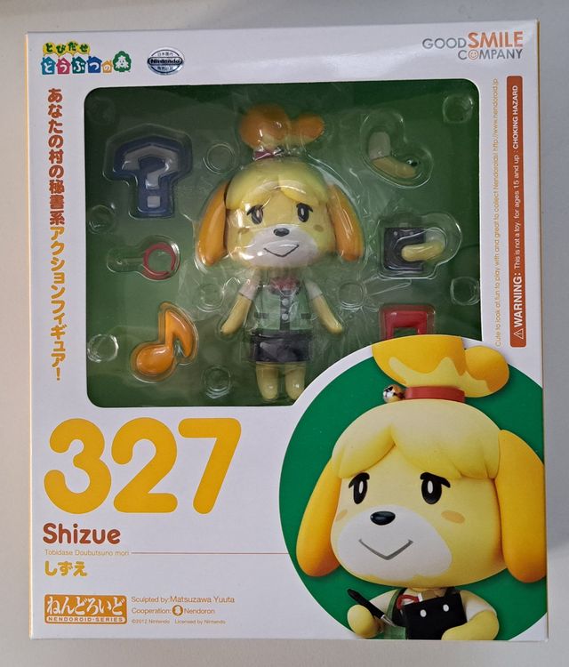Nendoroid 327 Shizue (Isabelle) – Animal Crossing: New Leaf – Good Smile Company – Neuf