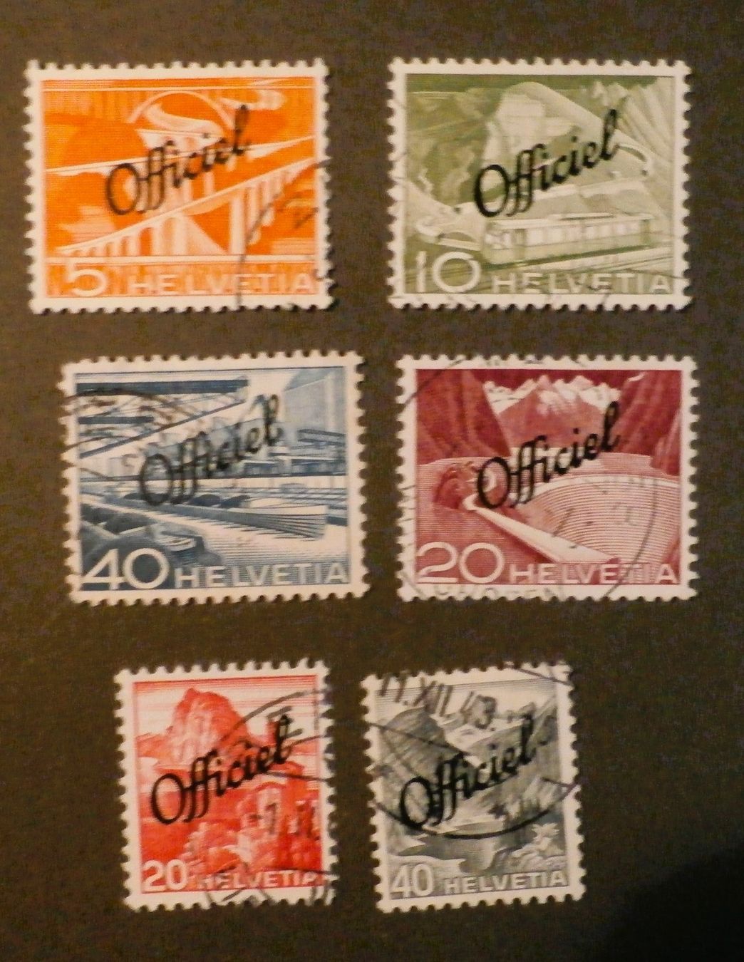 Alle Briefmarken: CH 1942 Bundesverwaltung – Gebraucht aus Kehrsatz von Bernherb2