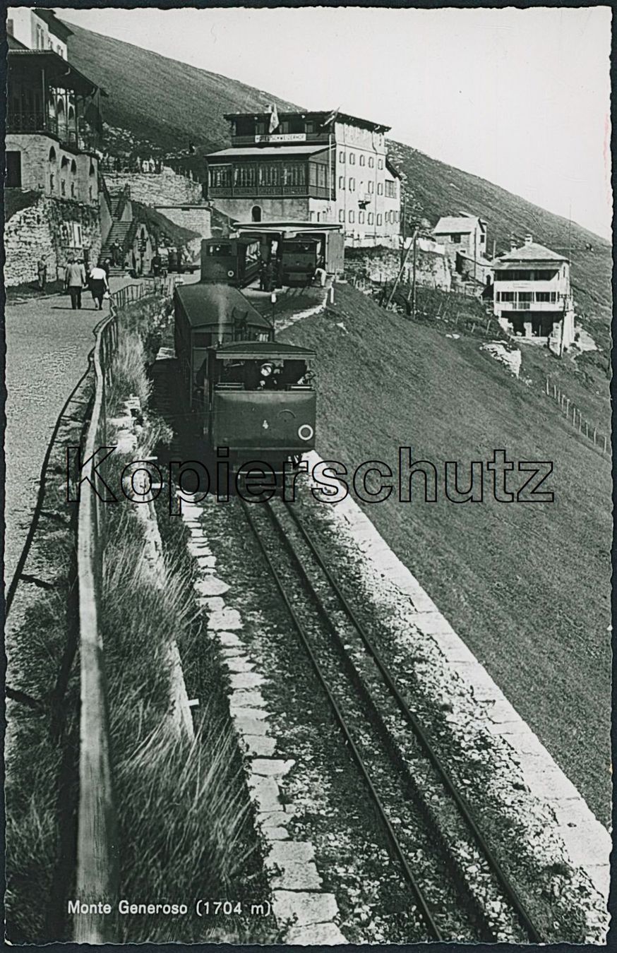 Cartoline postali: TI Monte Generoso - Bahnhof - Bahn MG – Nuovo (secondo la descrizione) da Schindellegi venduto da leecollect