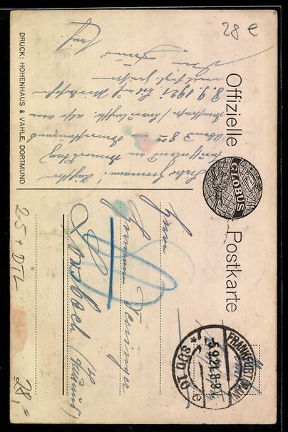 Cartoline postali: Frankfurt a. M., 1. International Briefm – Usato da Berlin venduto da bartko-reher 1