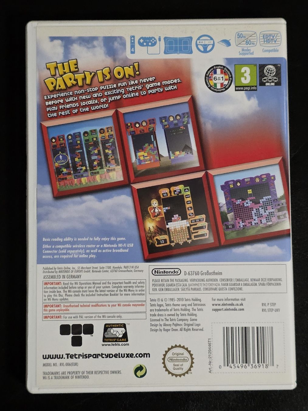 Giochi: TETRIS PARTY DELUXE | WII – Usato da Bellinzona venduto da egemon 1