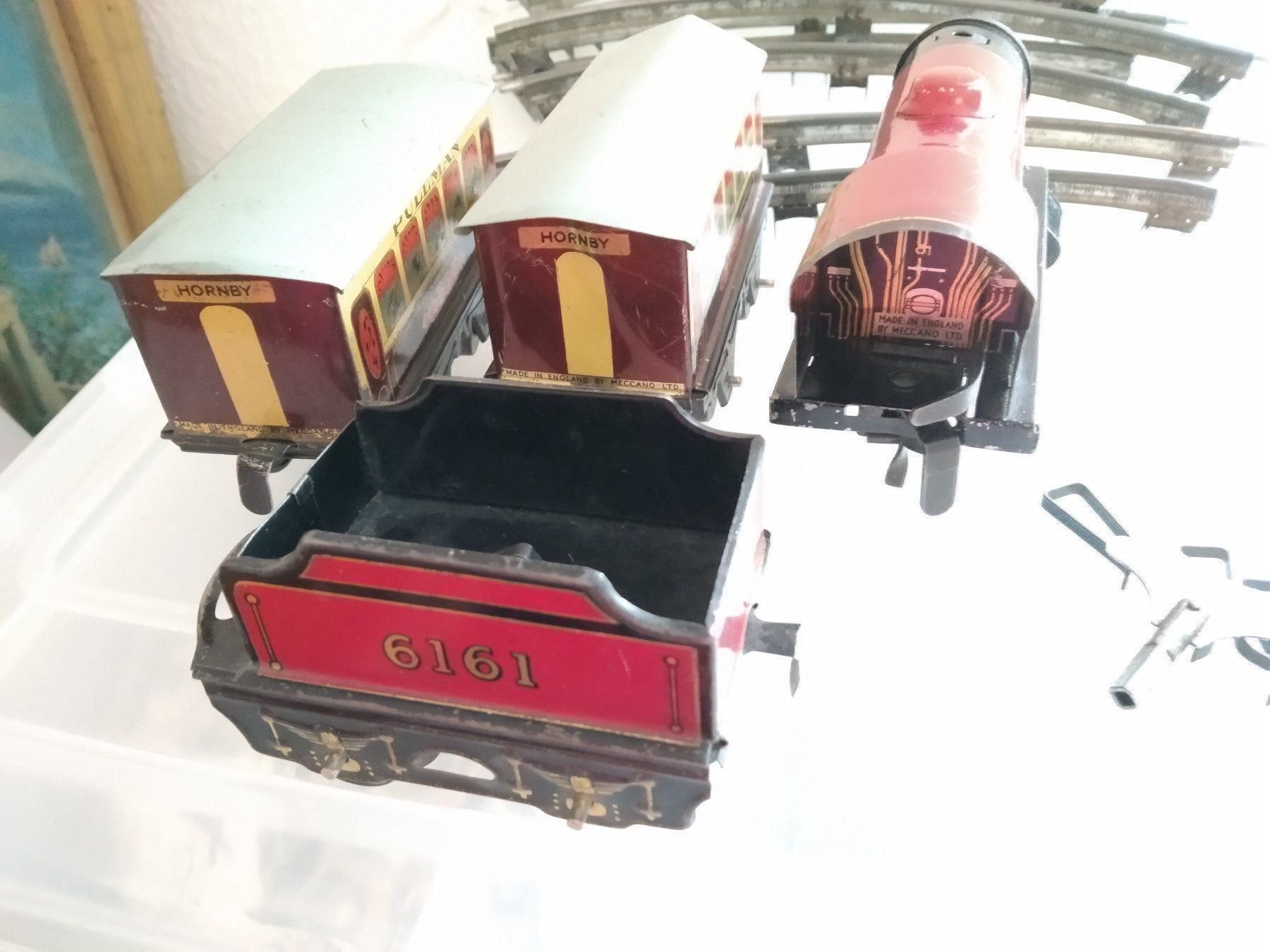 Hornby Modellini di ferrovie: Blecheisenbahn Hornby Spur 0, gebraucht – Usato da Döttingen venduto da Schlei 2