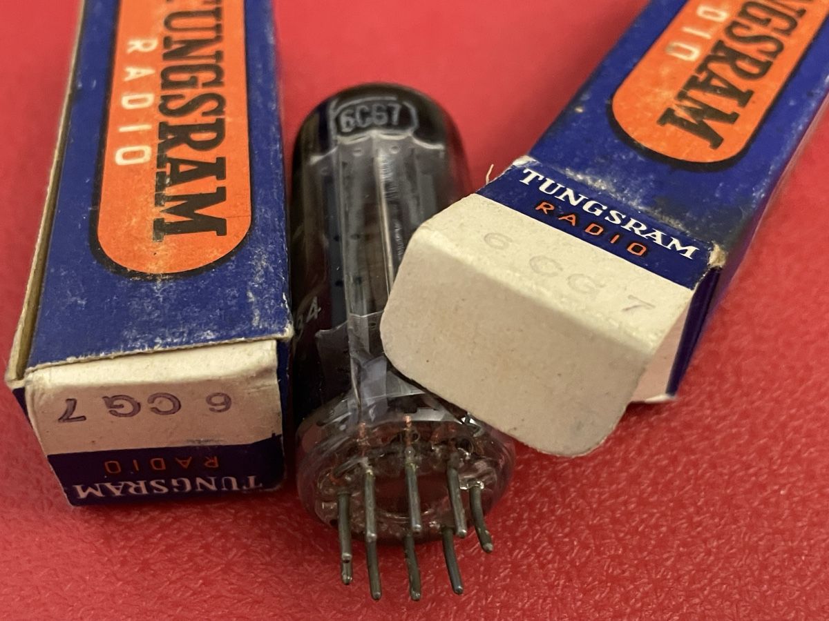 Componenti elettronici: 6CG7 Tungsram  – Nuovo e nell'imballaggio originale da Oftringen venduto da Jradioman 2