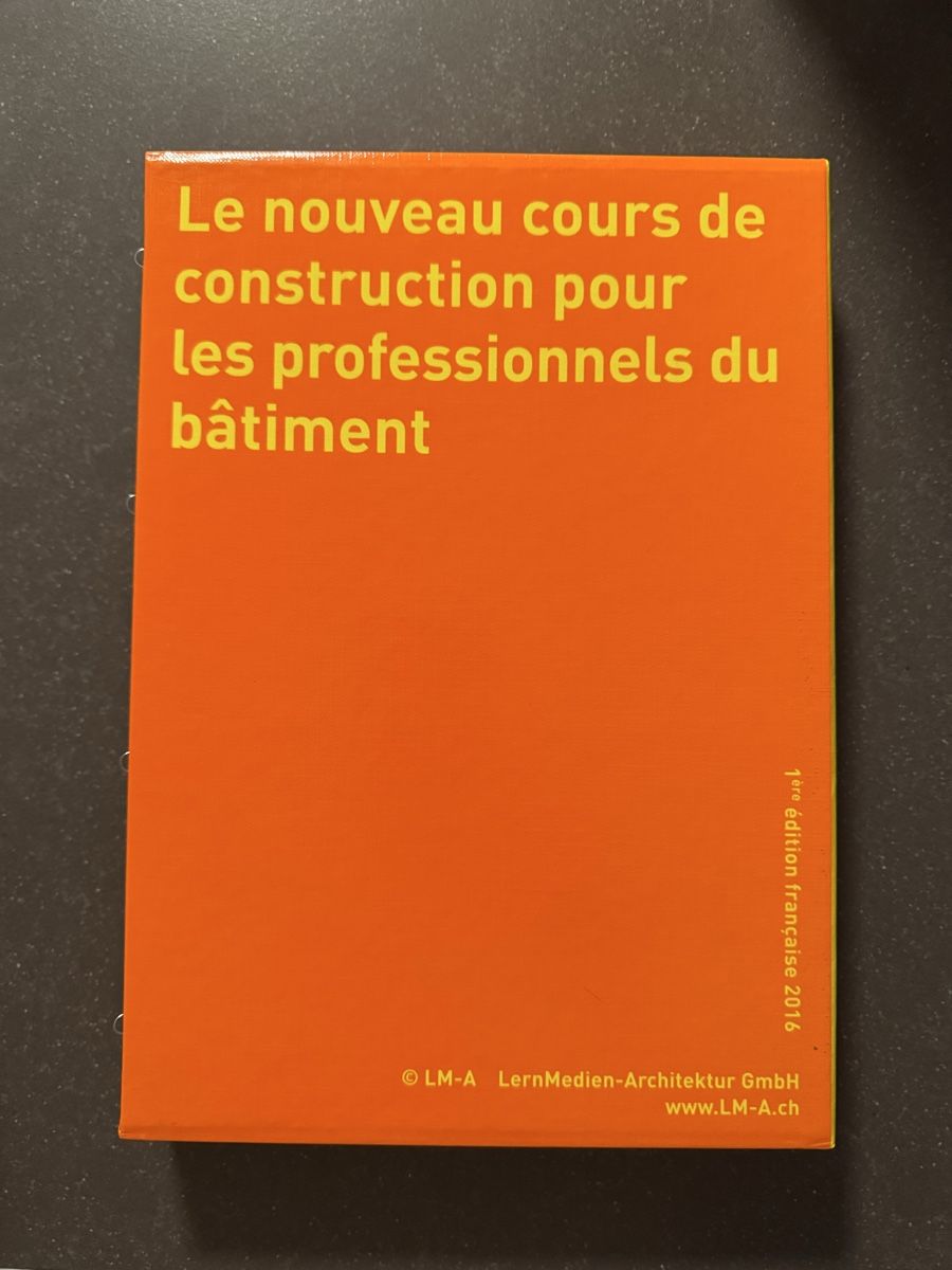 Libri: Cours construction professionnels bâtiment - Boite 2 - LM-A – Nuovo (secondo la descrizione) da Wavre venduto da JuA314 1