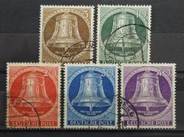 Berlin Freiheit Glocken Mi-Nr. 101-105 gestempel