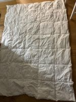 IKEA Duvet FJÄLLARNIKA weiss mit Gebrauchsspuren