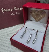 Ensemble argent avec zircons