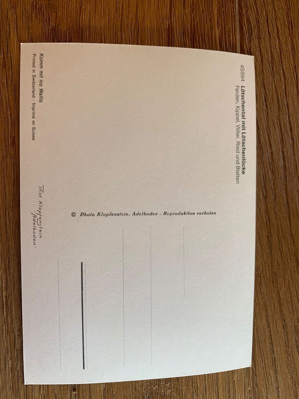Cartoline postali: Lötschental Winter ungelaufen – Nuovo (secondo la descrizione) da Brenzikofen venduto da Eldare 1