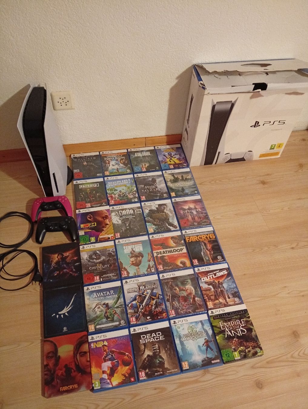 Sony Console: PS5 Disk Edition mit 25 Spielen – Nuovo (secondo la descrizione) da Sevelen venduto da gaba73 3