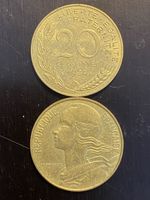 France, RARE 20 cts 1980 Bronze 