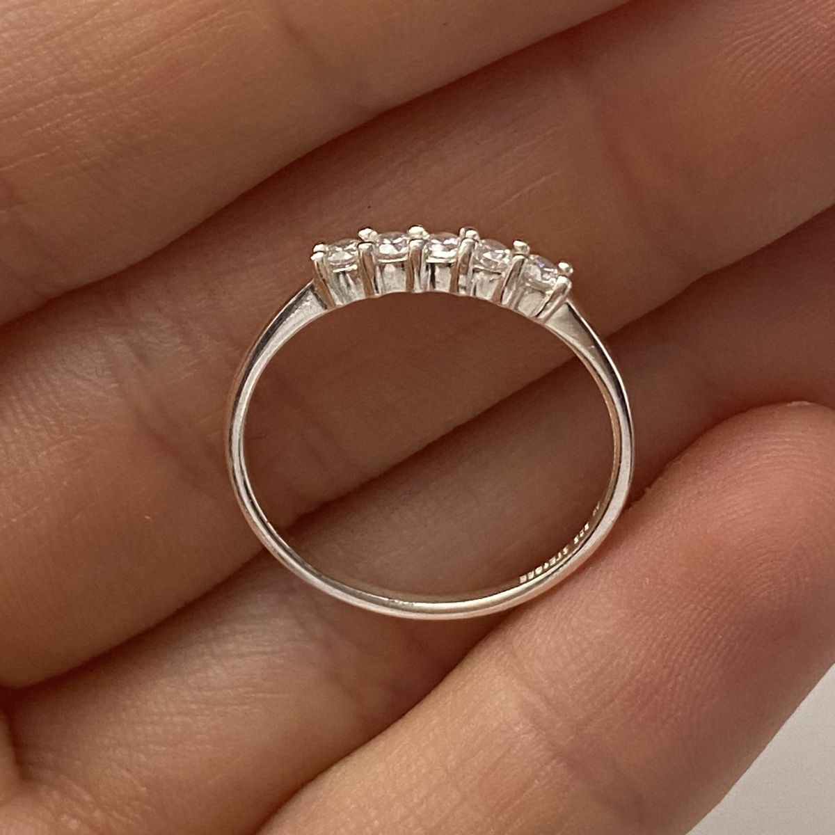 Anelli: Silber 925 Solitär Band Ring Zircon – Nuovo (secondo la descrizione) da Givisiez venduto da dor_xb9k 2