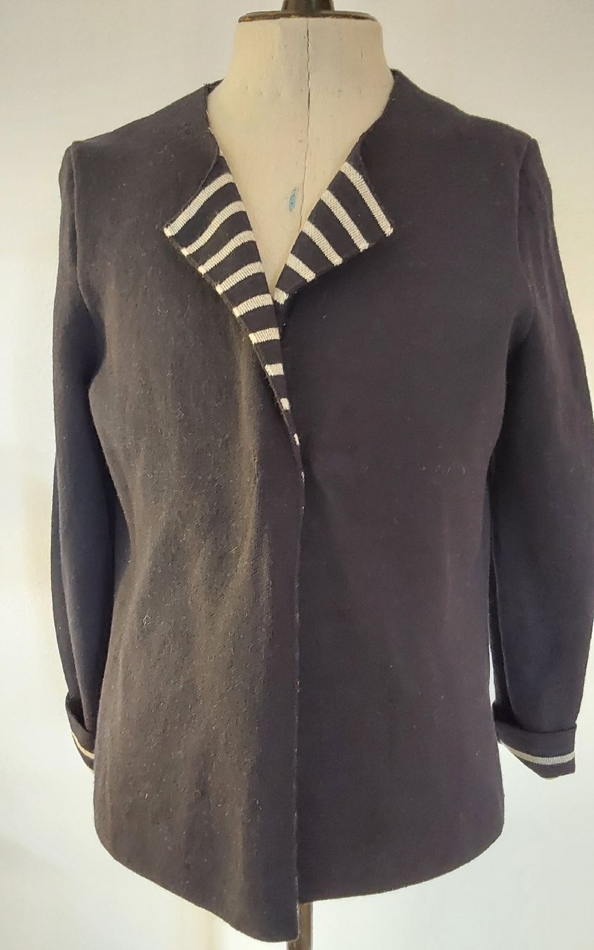 Saint James Giacche: Strickjacke St. James L dunkelblau – Usato da Köniz venduto da scopello12