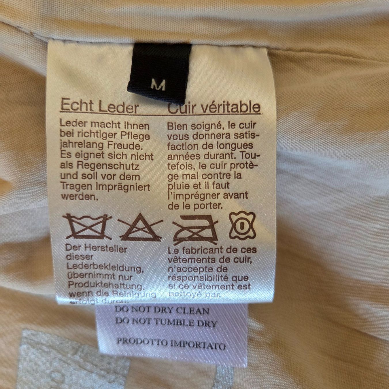 Giacche: Perfecto cuir taupe/rose Leonardo taille M – Usato da Onex venduto da AF. 4