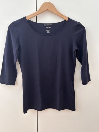 Marc Caine 3/4 Shirt Grösse 2 dunkelblau 