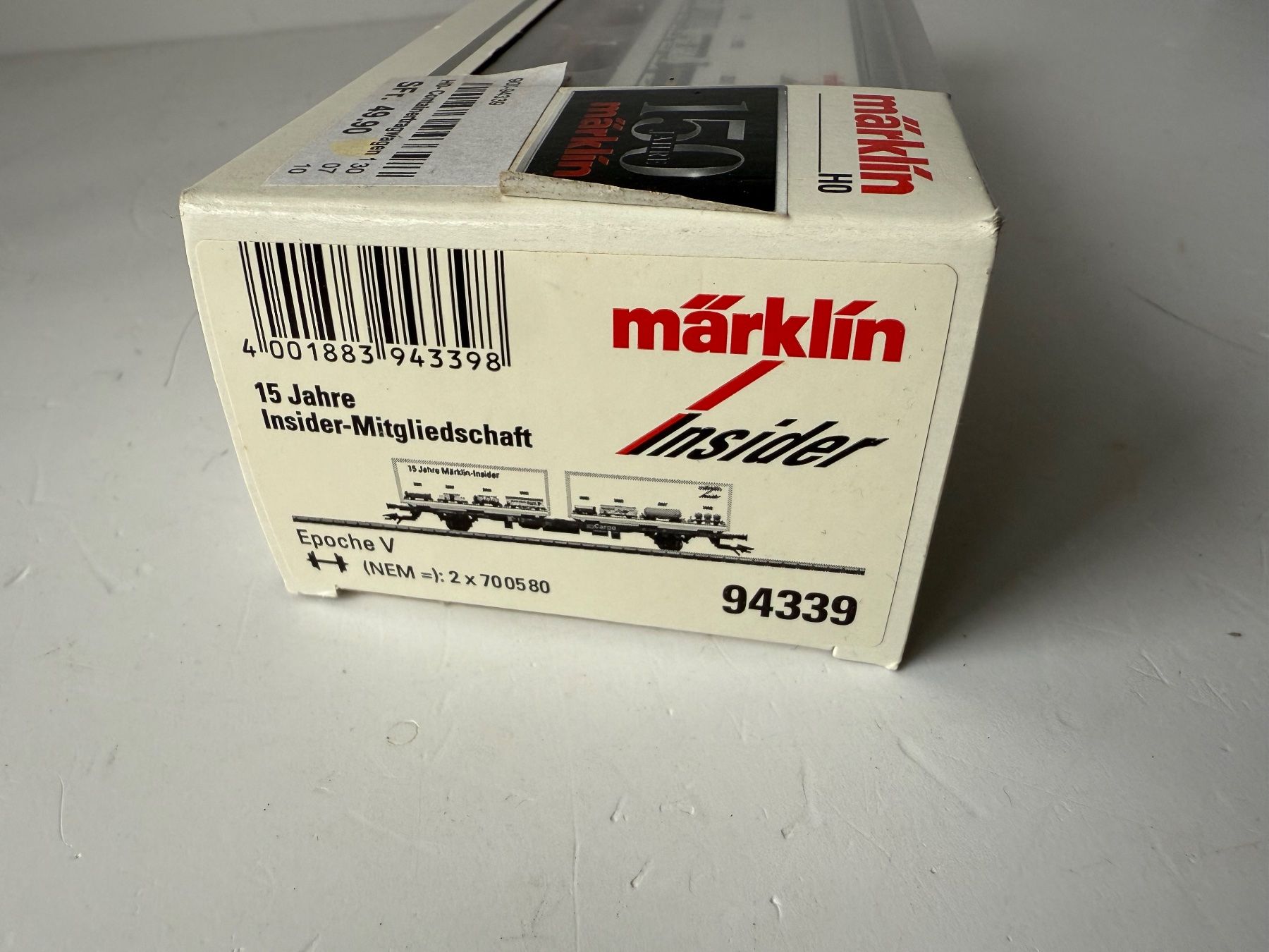 Modellini di ferrovie: Märklin HO- Containertragwagen – Usato da Zwingen venduto da moje1 3