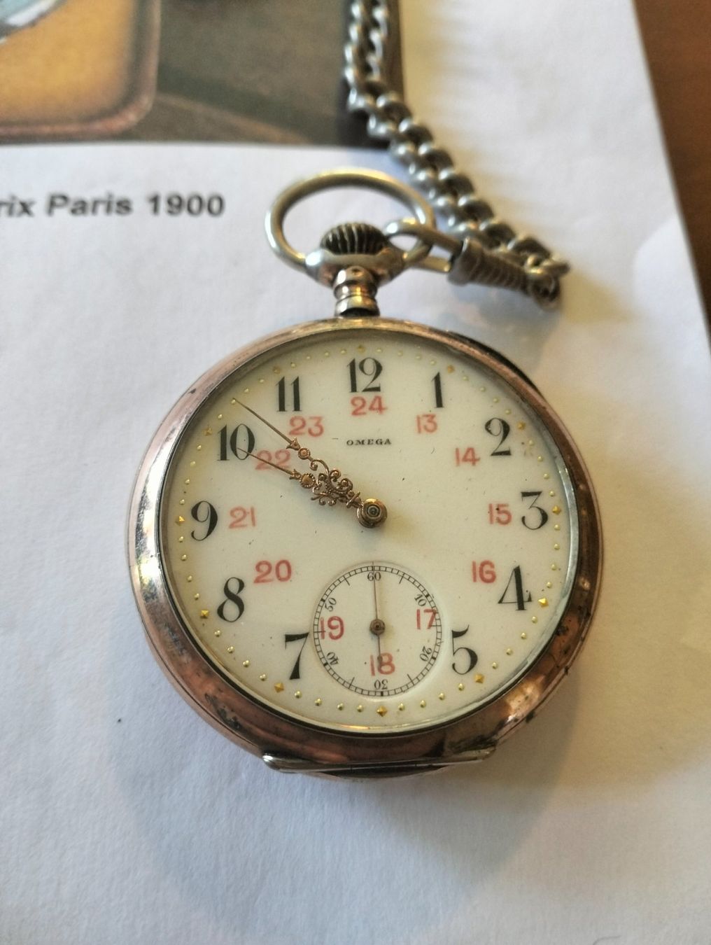 Omega Orologi: Taschenuhr OMEGA Silber – Usato da Ennetmoos venduto da brunhildenb 6