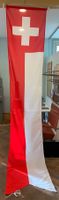 Hängeflagge Schweiz ca. 400 x 80 cm