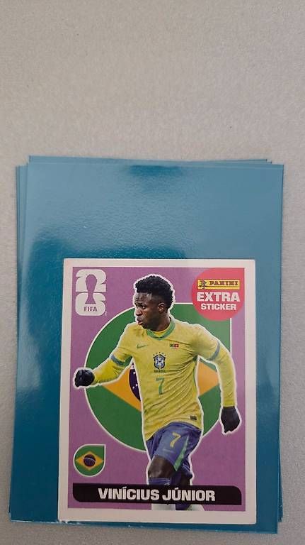 Panini Cartes à collectionner: Extra Stiker Vinicius Jr – Neuf (Voir description) à martigny par cri_b6mg