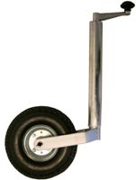 Anhänger-Stützrad, Rohr-Ø 48mm, mit Luftreifen  260 x 85mm
