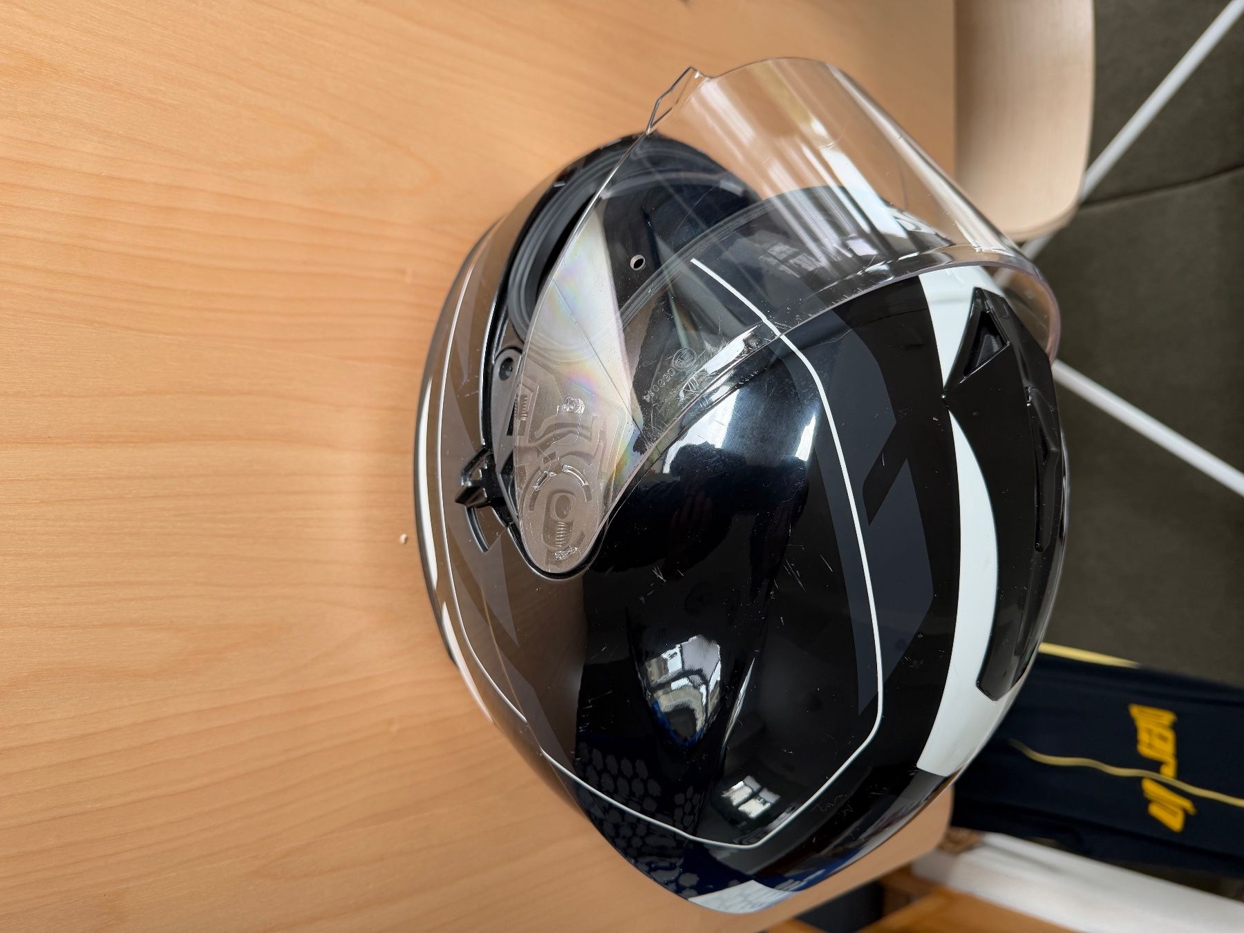 IXS Caschi & visiere: Motorradhelm ixs schwarz/weiss – Usato da Niederönz venduto da ylrahc 1