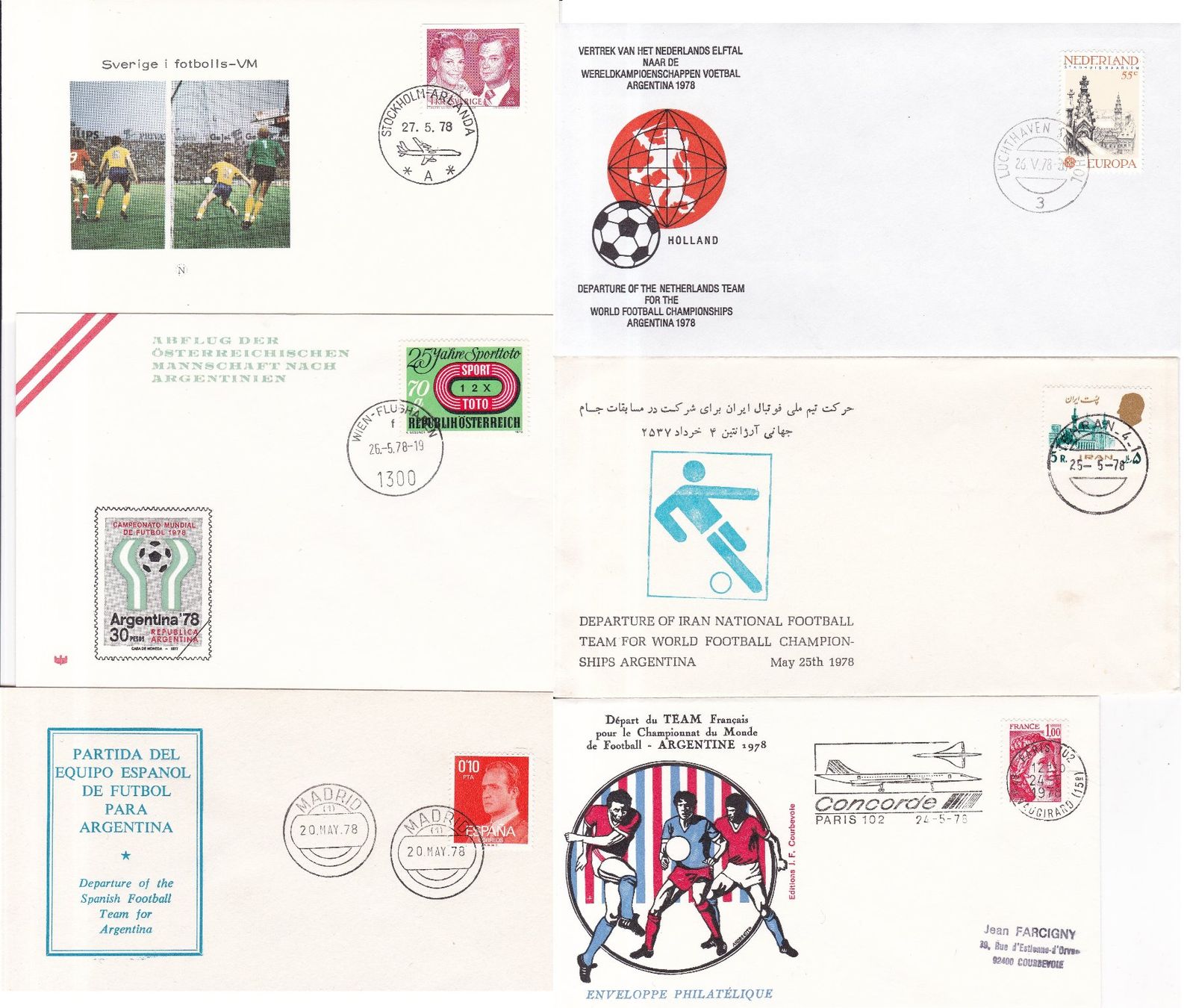 Tous les timbres: 54 Stk. FDCs, Sonderbriefe "Fussball WM" – D'occasion à Münchwilen AG par Nesar 4