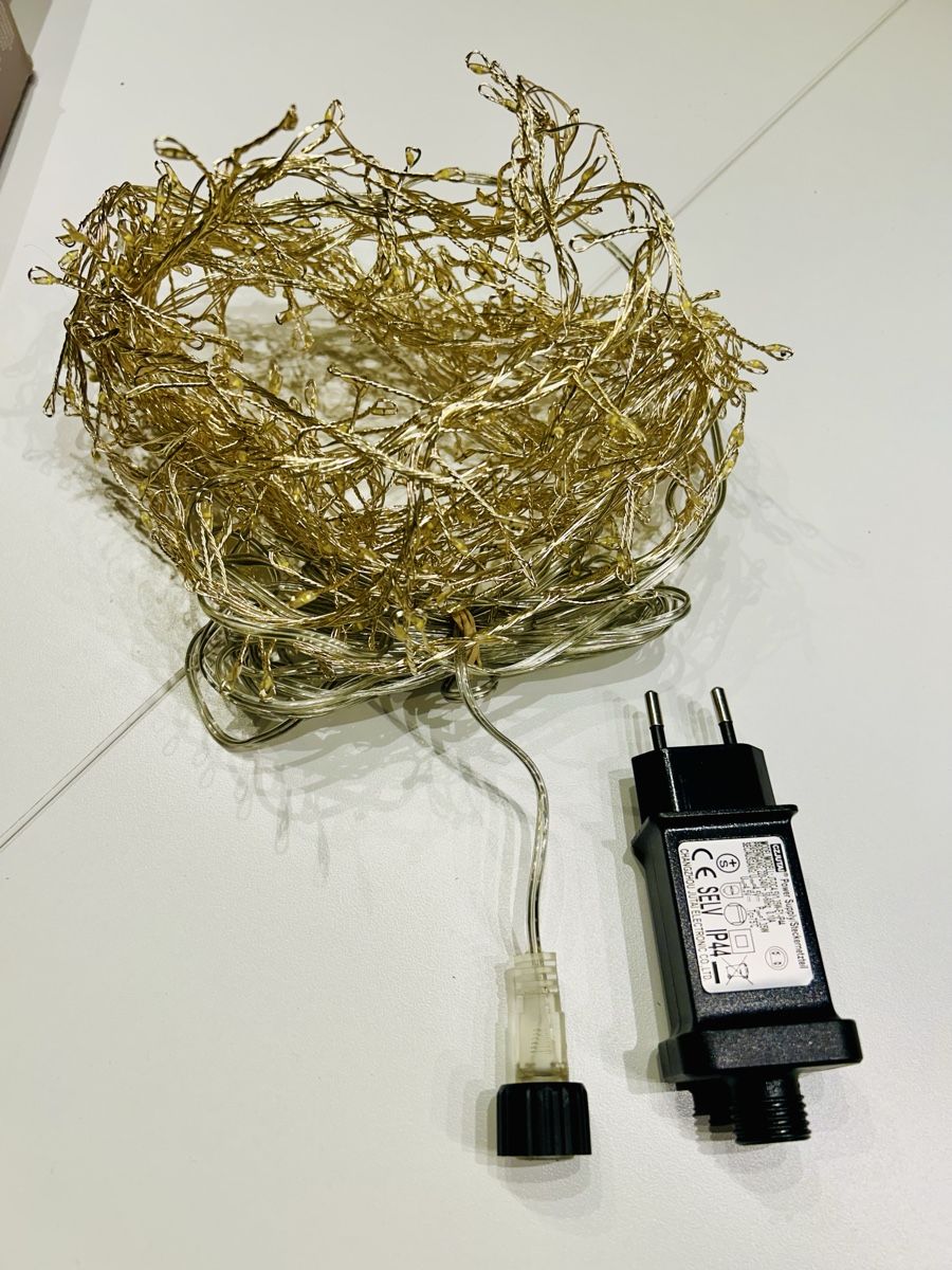 Ghirlande e barre luminose: Weihnachtsbeleuchtung Lichterkette 4,8 Meter – Usato da Gunten venduto da starfish3 3