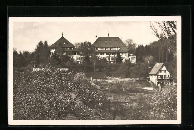 Cartoline postali: AK Riehen, Sanatorium La Charmille – Usato da Berlin venduto da bartko-reher