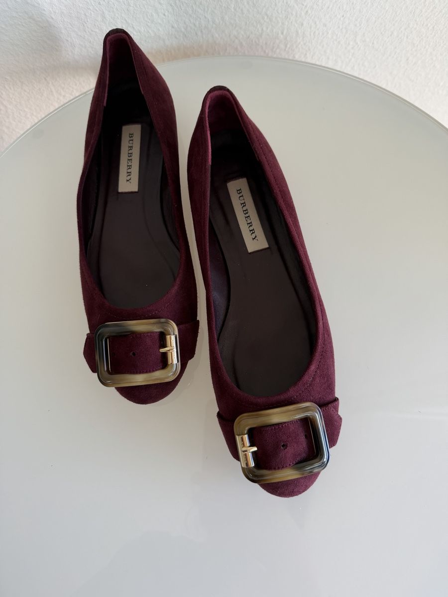Burberry Scarpe da donna: Chaussures en daim Burberry – Usato da Cressier FR venduto da Kvito4ka 8