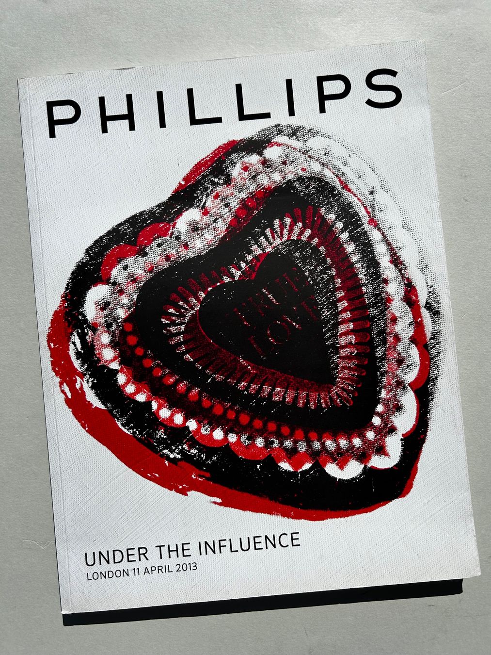 Bücher: Phillips Auktionskatalog Kunst "Under the Influence" – Gebraucht aus Zürich von lesgarcons 1