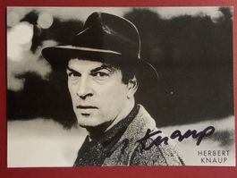 Herbert Knaup Autogramm signiert Fotopostkarte 10x15cm