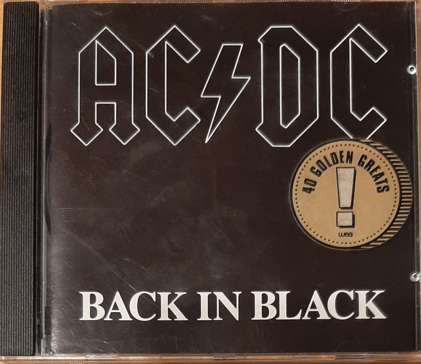 AC/DC - Back In Black, AUS Hard Rock CD Album 1980 (Gebraucht) in ...