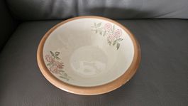 Ciotola d'epoca in terracotta spray fiori
