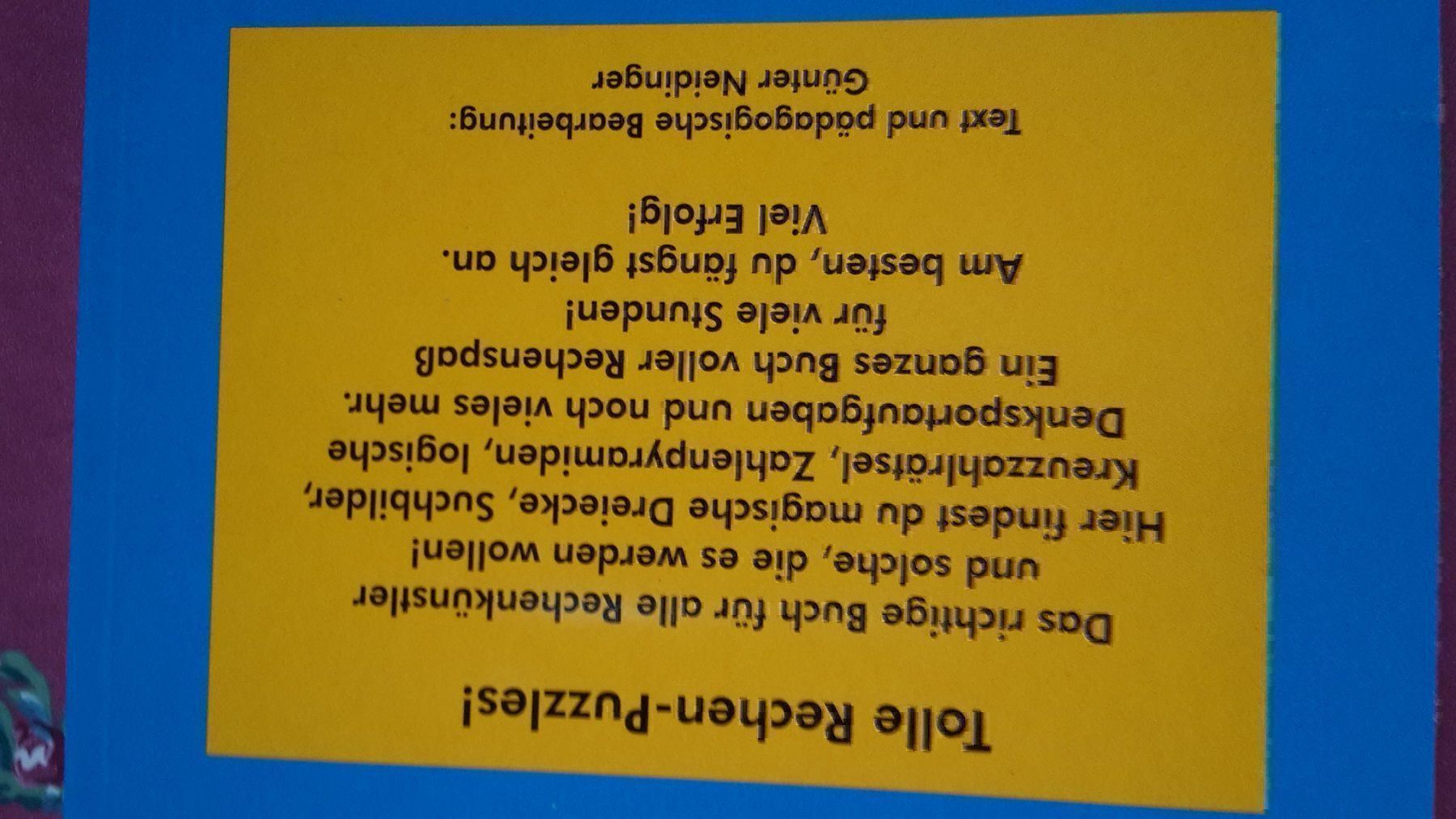 Puzzles: Rechenpuzzles – Neuf (Voir description) à Schwarzenburg par Flamingo07 1