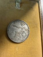 2 Fr. Silbermünze 1860 HELVETIA im Etui - Top Zustand! (58)
