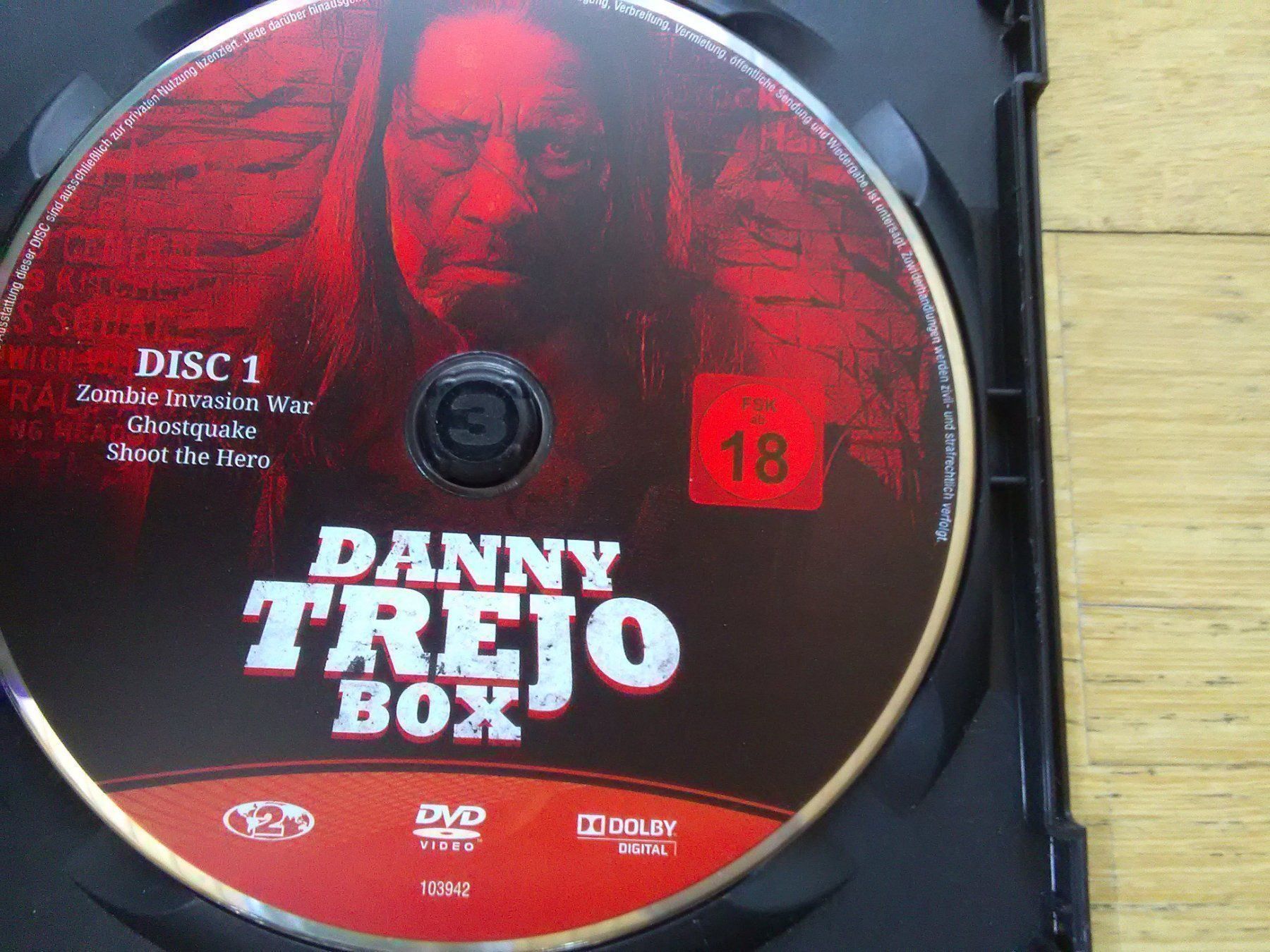 Tutti i DVDs: Danny Trejo Box -  (3 DVD's) – Usato da St.Galllen venduto da elkaphone 2