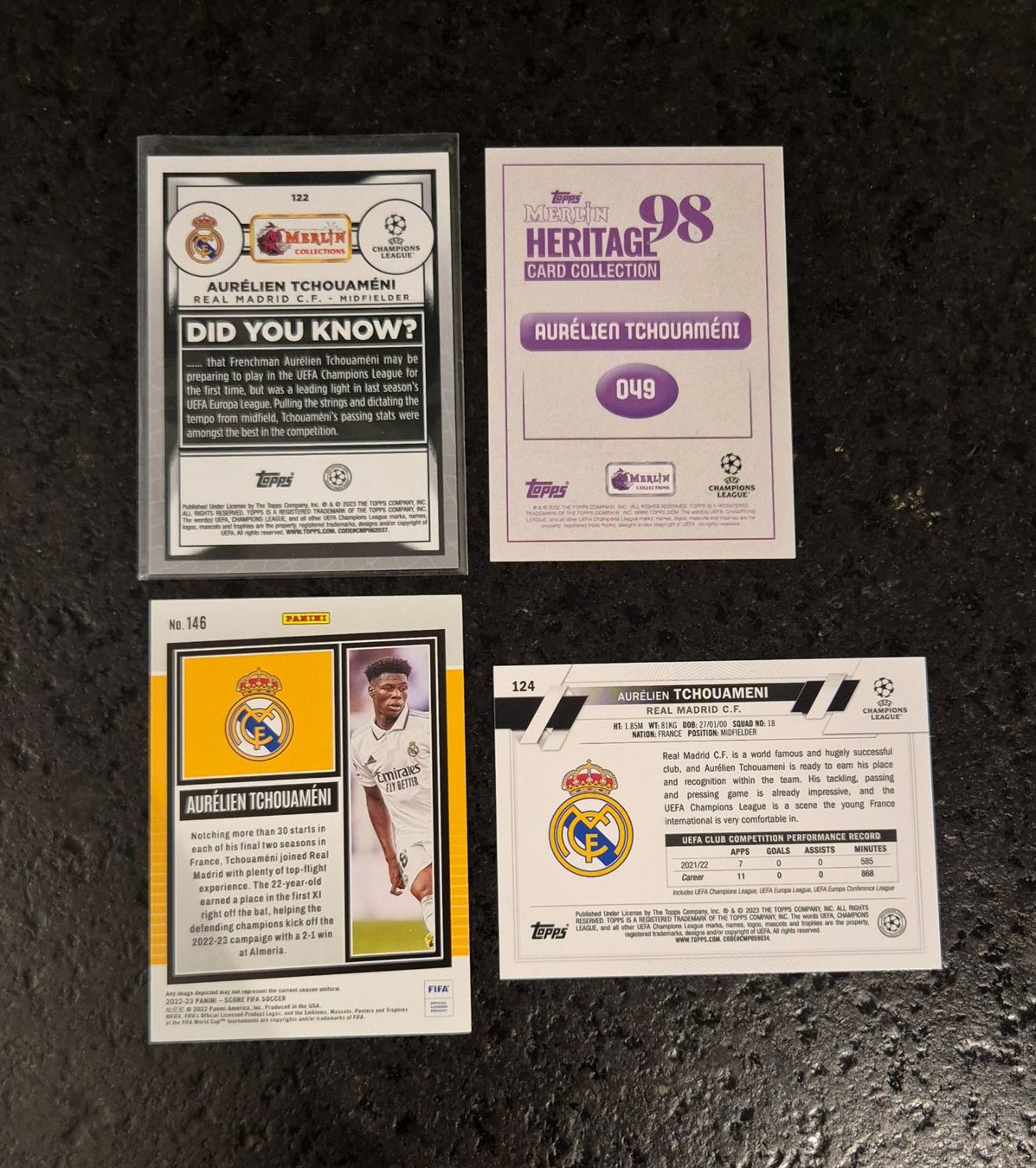 Topps Sammelbilder & Trading cards: Aurelien Tchouameni - Real Madrid - Topps – Neu (gemäss Beschreibung) aus Burg AG von Danoe 1