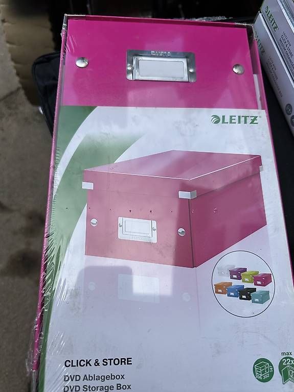 Behälter & Ähnliches: 3 Stk. Leitz Ablageboxen in pink – Neu und originalverpackt aus Necker von liq24 2