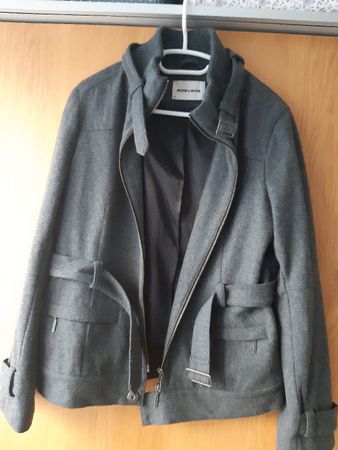 Damen Übergangs Jacke grau Marke More & More 42 Top