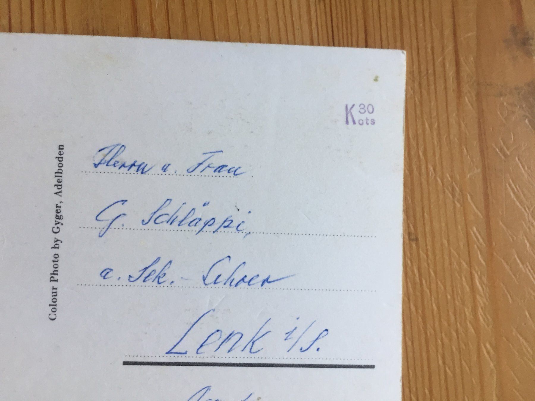 Cartoline postali: Zweisimmen - AK – Usato da Oberuzwil venduto da Henri09 1