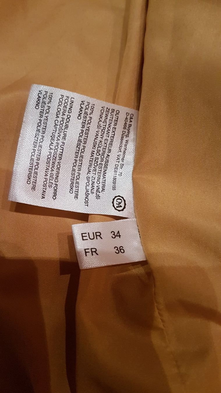 C&A Jacken: Veste avec capuchon taille S C&A matière douce – Gebraucht aus Villiers von san_jn5w 4