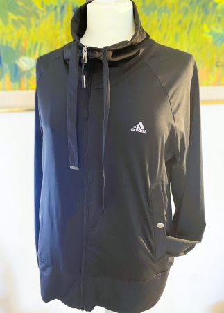 Adidas leichte Climalite Jacke schwarz 40 - wie NEU