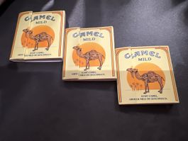 Camel Mild Streichhölzer, 3 Schachteln, Sammlerstück!