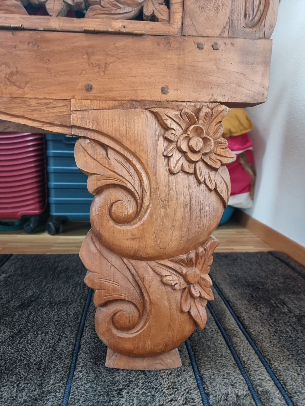 Bureaux: Bureau / console indonésienne en teck unique! – D'occasion à Cheseaux-sur-Lausanne par NikoRiko 2