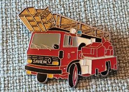 H090 Pin Feuerwehr Auto - Feuerwehrauto