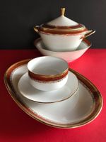 Geschirr-Set Suppenschüssel Sauciere Schüssel Platte 4-tlg
