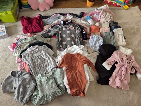 XXL Babykleidungspaket Gr 74 Mädchen ca 70 Teile