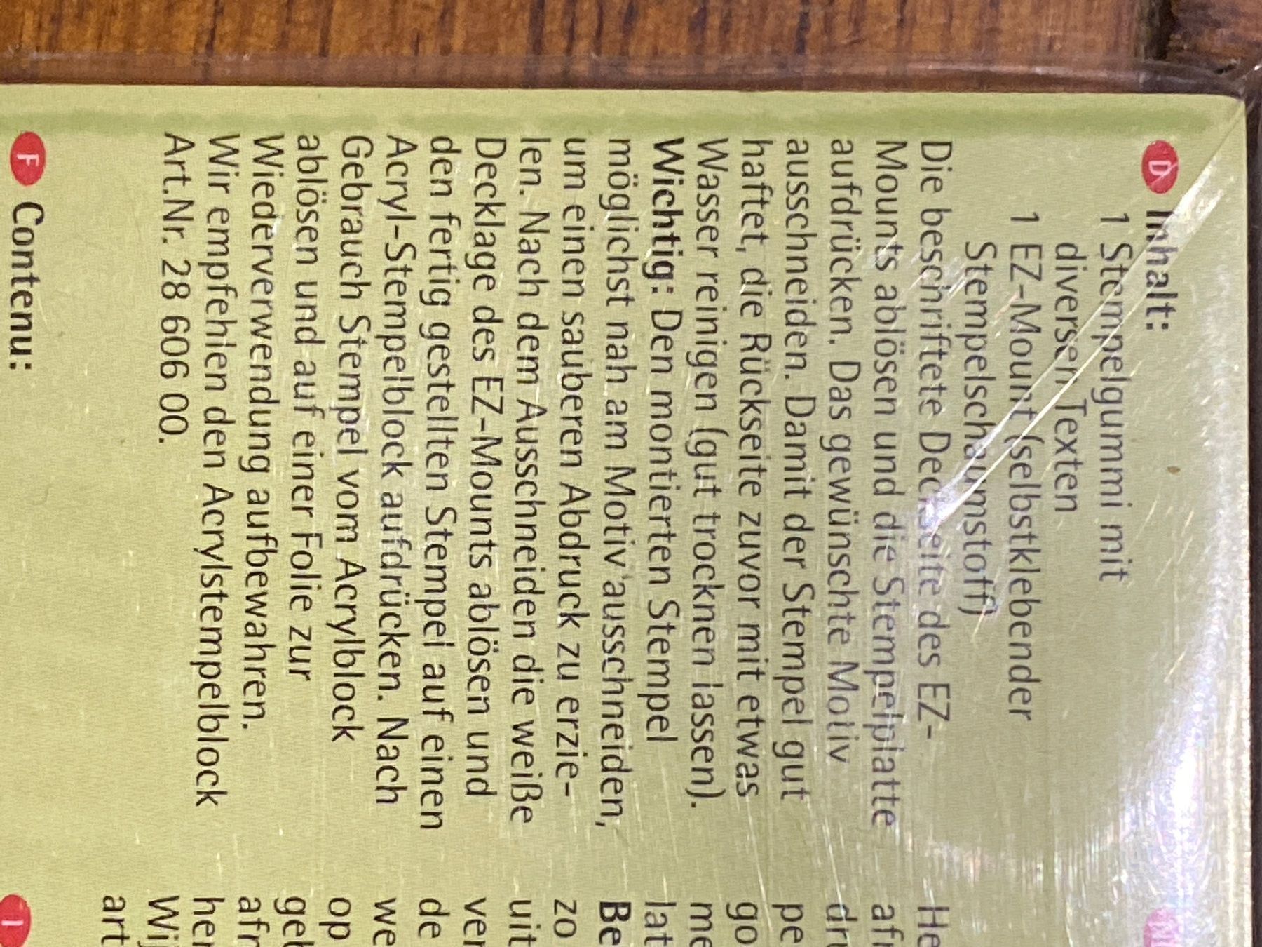 Stempel: tampon stempel – Neu und originalverpackt aus Lajoux JU von Briard0 3