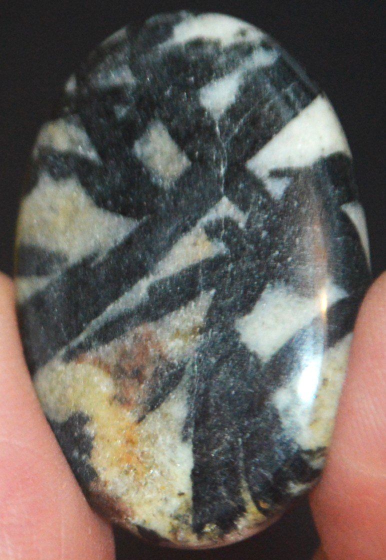 Mineralien & Heilsteine: Cabochon L-855 – Hornblende Stein – Neu und originalverpackt aus Goldiwil (Thun) von han_v5b7 3
