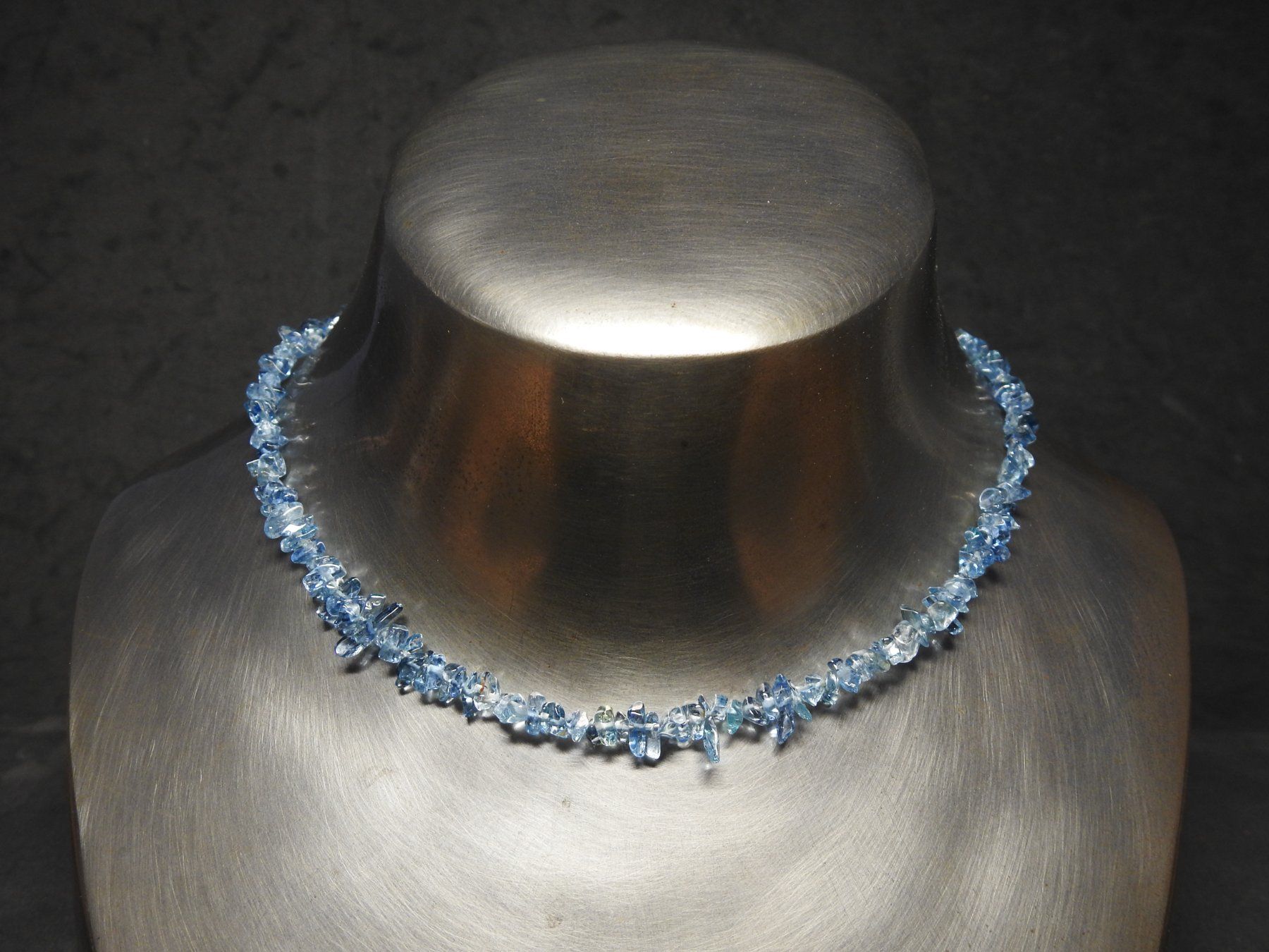 Catenine: Aquamarin-Collier – Nuovo e nell'imballaggio originale da Langnau i. E. venduto da Vivid7